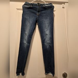 Vigoss Dark Blue Skinny Jeans Size 28x26